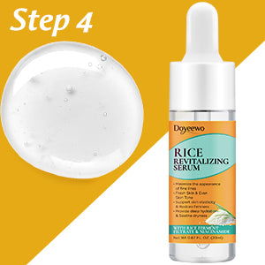 Zermet 1 Skin Care Set,Women Teen Glass Skincare Rice Water Hydrate Glow Repair Anti-Aging Facial Routine Kit Gift Set for Womens Mom Wife Teenager Girl Birthday Trendy Stuff Christmas Gifts Stocking Stuffers