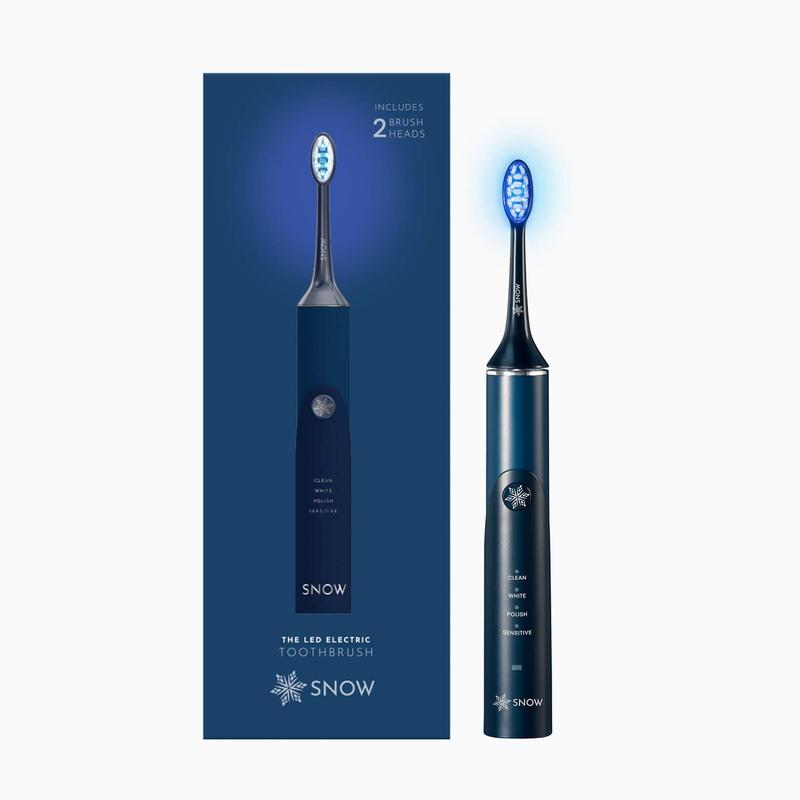 SNOW LED Whitening Electric Toothbrush Gen2 | Dentist-Designed Electric Toothbrush for Adults | Sonic Technology, LED Light, Modes, Timer, Rechargeable | Teeth Whitening