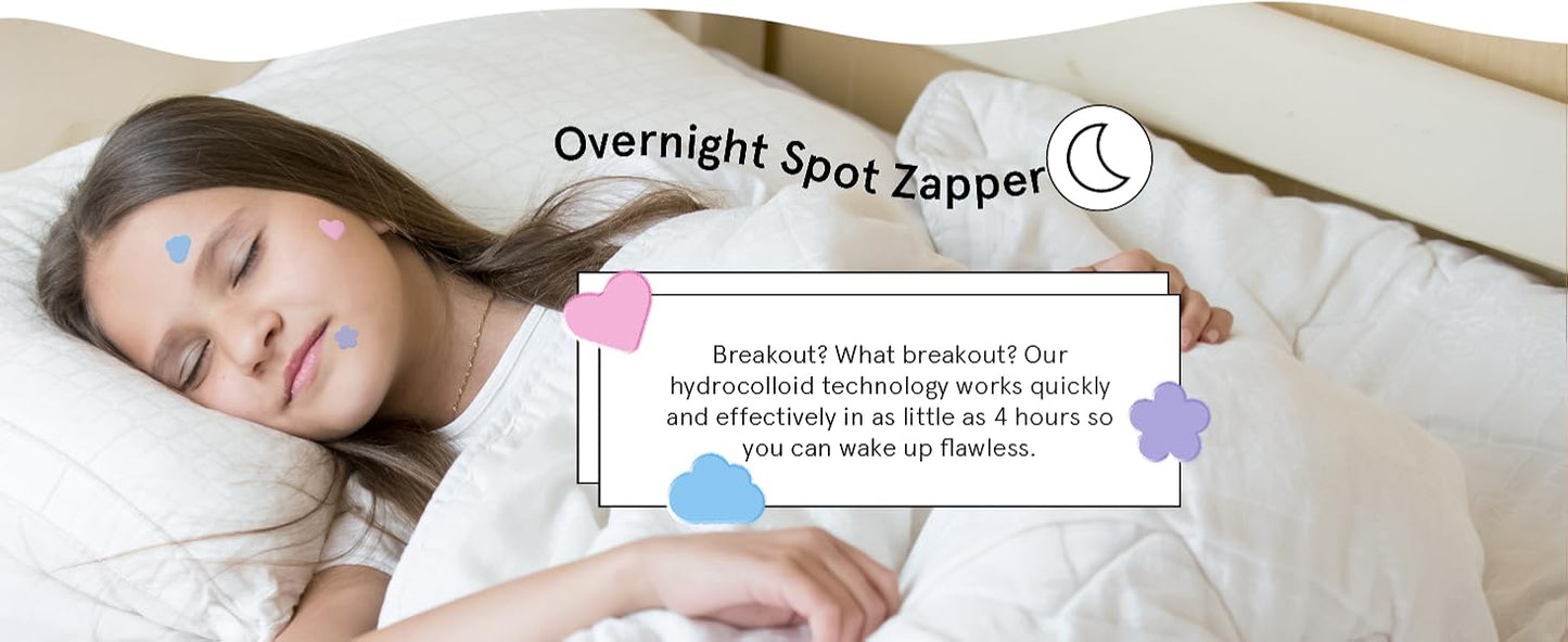 Zermet 1 grace & stella Award Winning Pore Strip - Pimple Patches for Face - Hydrocolloid Acne Patches - Absorbs Zits, Reduces Redness - Cute Patches Dermatologist-Tested, Vegan (Multishape, 36 Count)