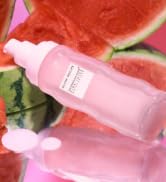 Zermet 1 Glow Recipe Double The Glow Skincare Kit - Watermelon PHA BHA Face Toner + Full Size and Refillable Pink Juice Face Moisturizer with Hydrating Hyaluronic Acid for Dry Skin - Korean Skin Care (3 Count)