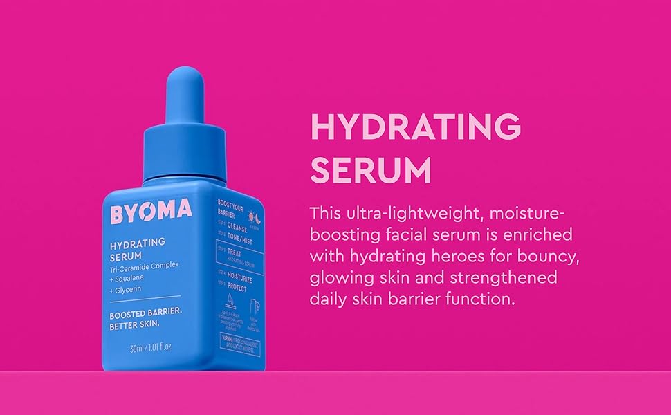 Zermet 1 Zermet 1 Hydrating Serum - Moisturizing Facial Serum with Squalane, Glycerin & Ceramides - Hydrating for Glowing, Dewy Skin - 1.01 fl. oz