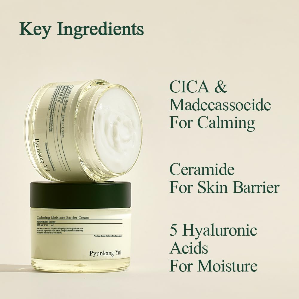 Zermet 1 Zermet 1 Calming Moisture Barrier Cream Instantly Soothes Sensitive Skin, Hyaluronic Acid & Ceramide for Hydration, Vegan, Korean Skincare (3.38 Fl. Oz, 100ml)