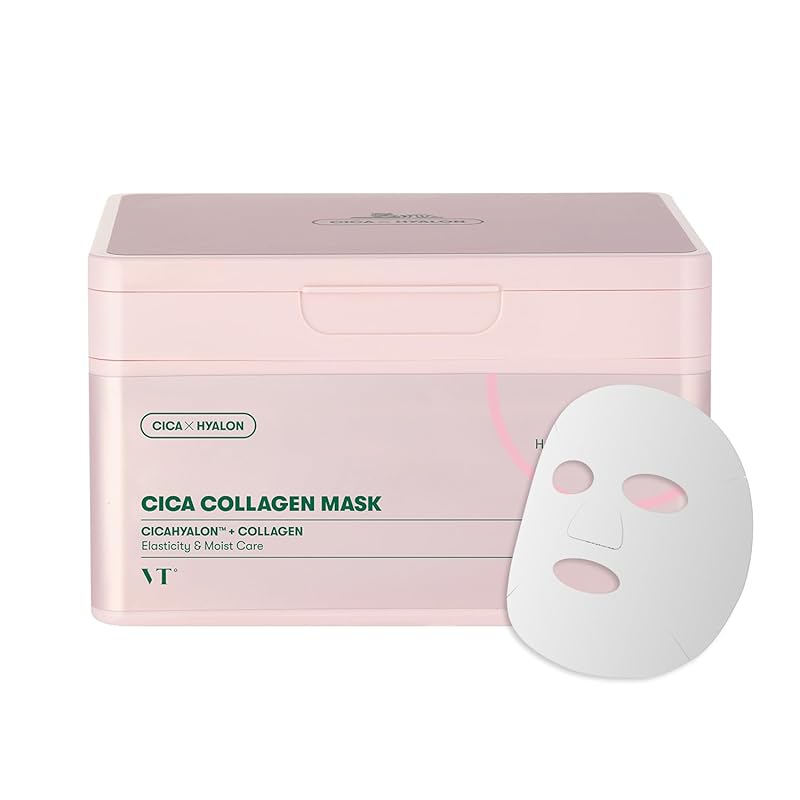 Zermet 1 Zermet 1 Daily Soothing Mask 30 Sheets, Centella Asiatica & Hyaluronic Acid for Moisturizing & Hydrating, Instant Calm & Glow, Skin Softening Facial Mask, Korean Face Mask