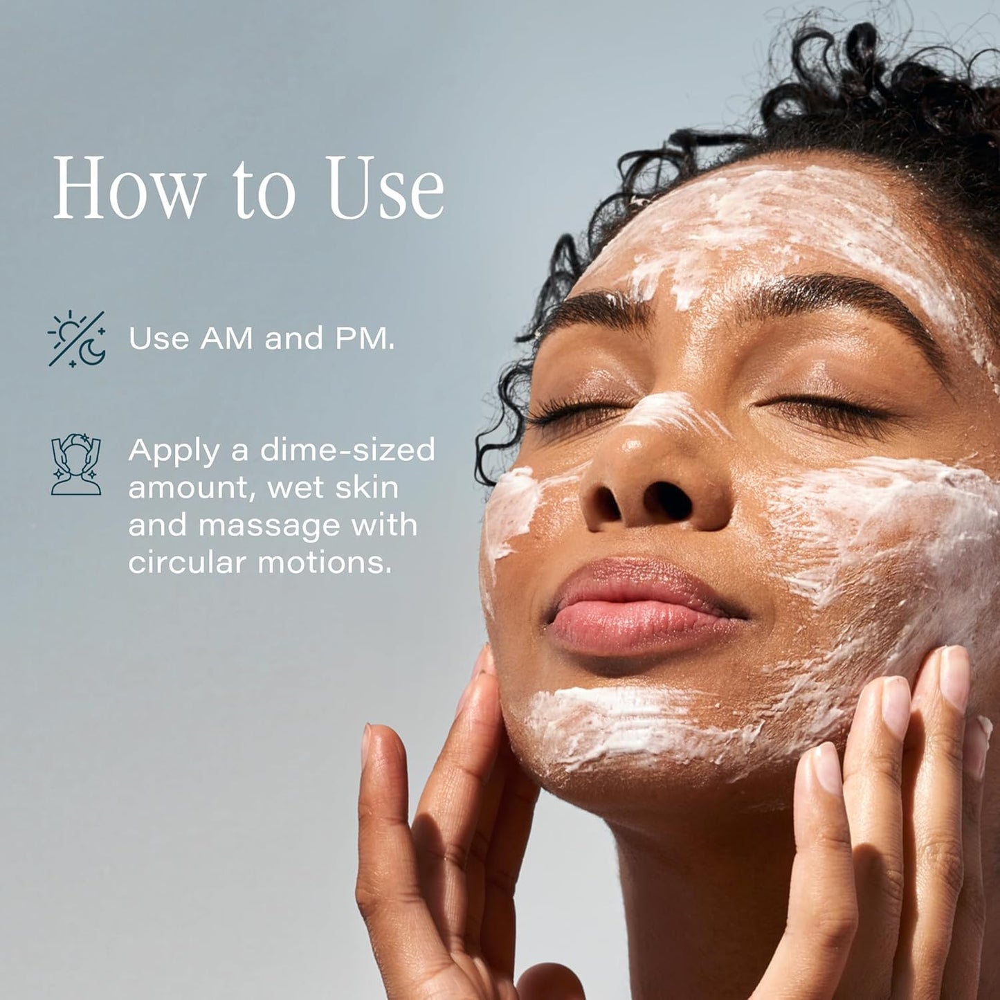 Gentle Exfoliating Face Scrub, Dermappeal Daily by SKINN - Anti-Aging Facial Treatment Exfoliator for Sensitive Skin with Jojoba Seed Beads & Lactic Acid, Smooths Wrinkles & Fine Lines