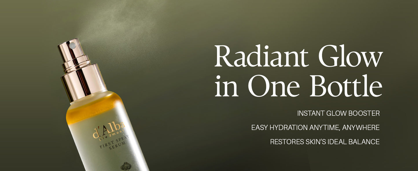 Zermet 1 d'alba Piedmont Italian White Truffle First Spray Serum, Vegan Skin Care, Light-weight Face Moisturizer, Glow Serum for Radiant Skin, Non Comedogenic, All In One Mist, Korean Skin Care (3.38 fl oz.)