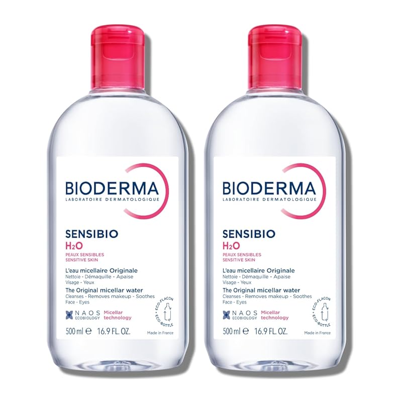 Zermet 1 Bioderma - Sensibio - H2O Micellar Water - Makeup Remover Cleanser - Face Cleanser for Sensitive Skin
