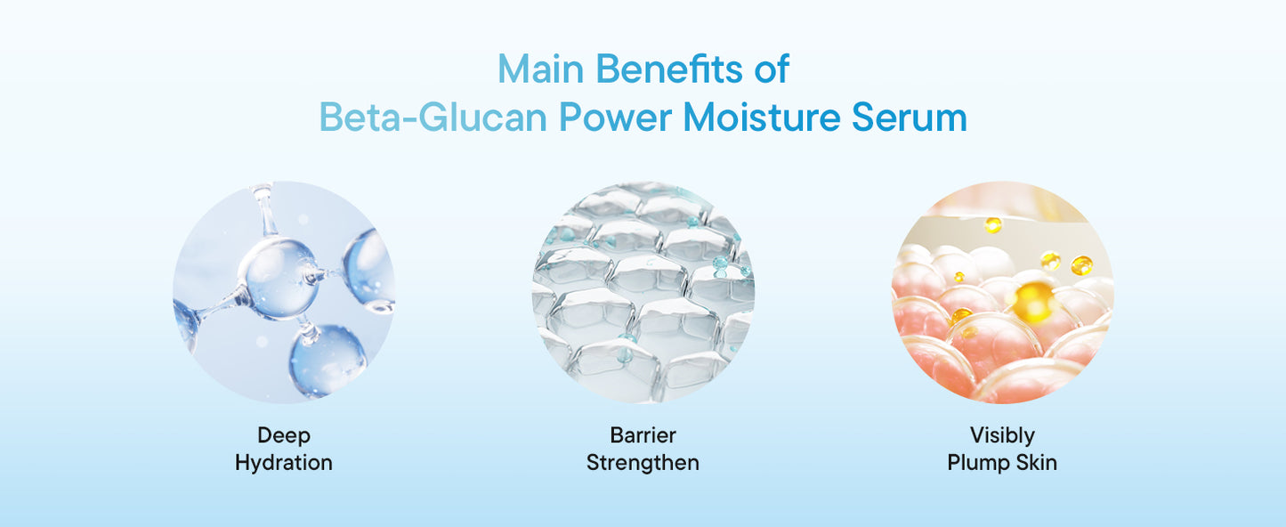 Zermet 1 Zermet 1  Beta-Glucan Power Deep Moisture Vegan Serum Intense Hydration Mushroom Yeast Extracts Naturally-derived - Dry Mature Sagging Sensitive Skin Cell Regenerating Lifting Korean Skincare