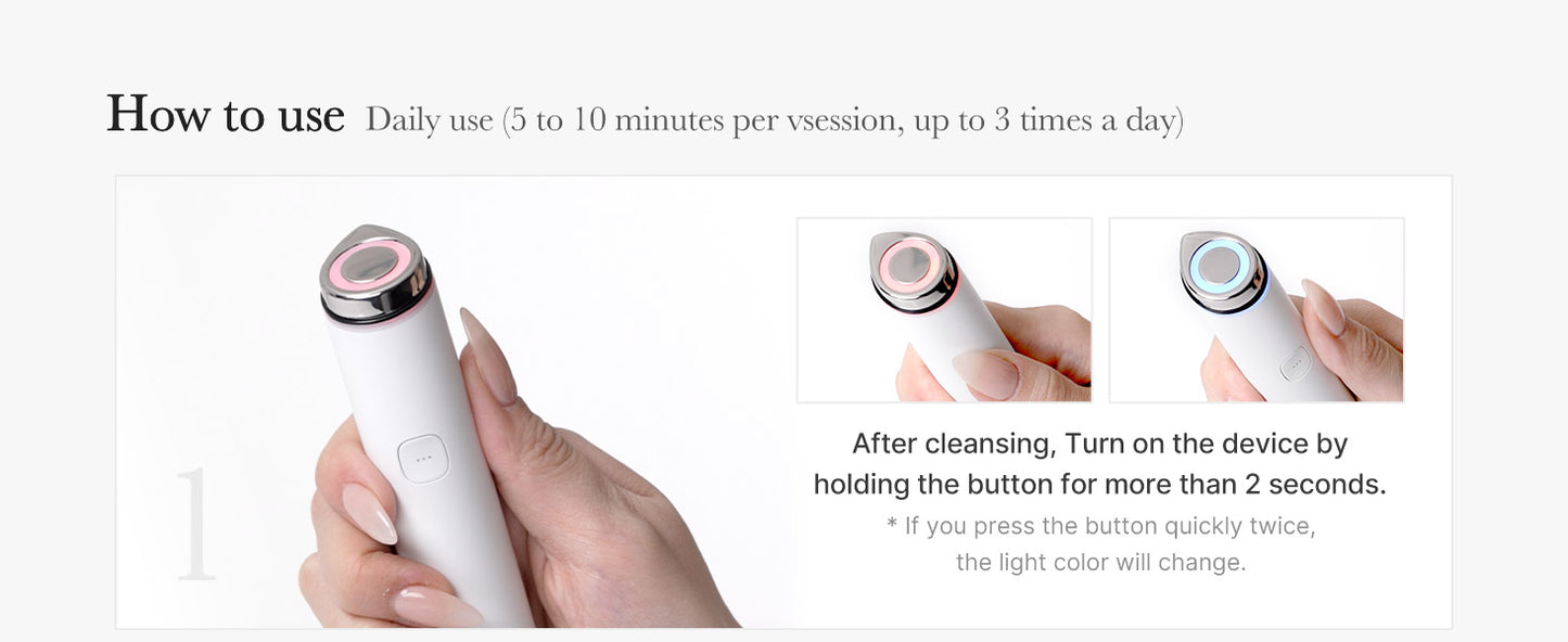 Zermet 1 medicube Mini Booster Pro Pink | Affordable at-Home Facial Skin Care Tool for Beginners - Portable Glow Booster for Glass Skin, Boosting Skin Care Absorption, Skin Care for Teens, Korean Skin Care