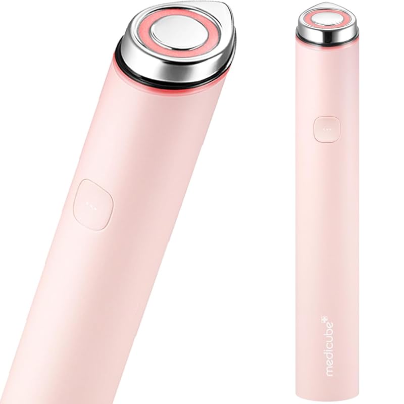 Zermet 1 medicube Mini Booster Pro Pink | Affordable at-Home Facial Skin Care Tool for Beginners - Portable Glow Booster for Glass Skin, Boosting Skin Care Absorption, Skin Care for Teens, Korean Skin Care