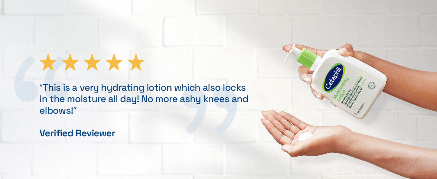 Zermet 1 Cetaphil Face & Body Moisturizer, Hydrating Moisturizing Lotion for All Skin Types, Suitable for Sensitive Skin, NEW 20 oz, Fragrance Free, Hypoallergenic, Non-Comedogenic