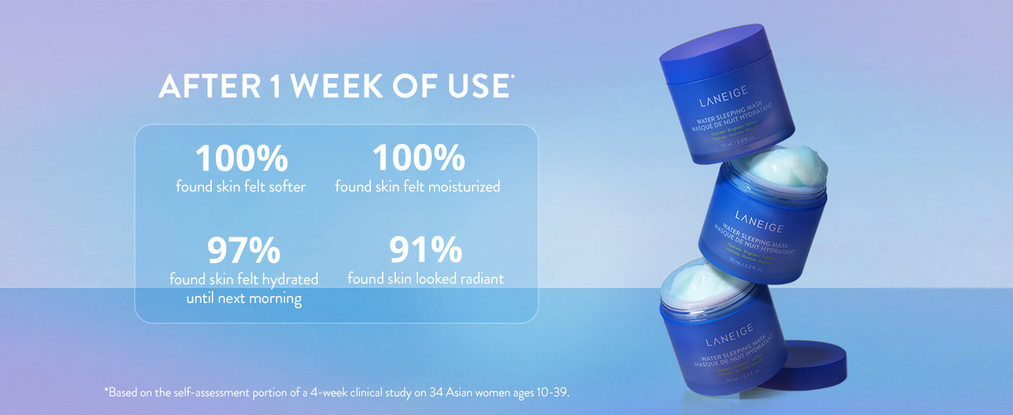 Zermet 1 Zermet 1  Water Sleeping Mask: Hydrating Korean Overnight Mask with Squalane & Probiotic-Derived Complex, for Bright, Glowing Skin & Barrier Support