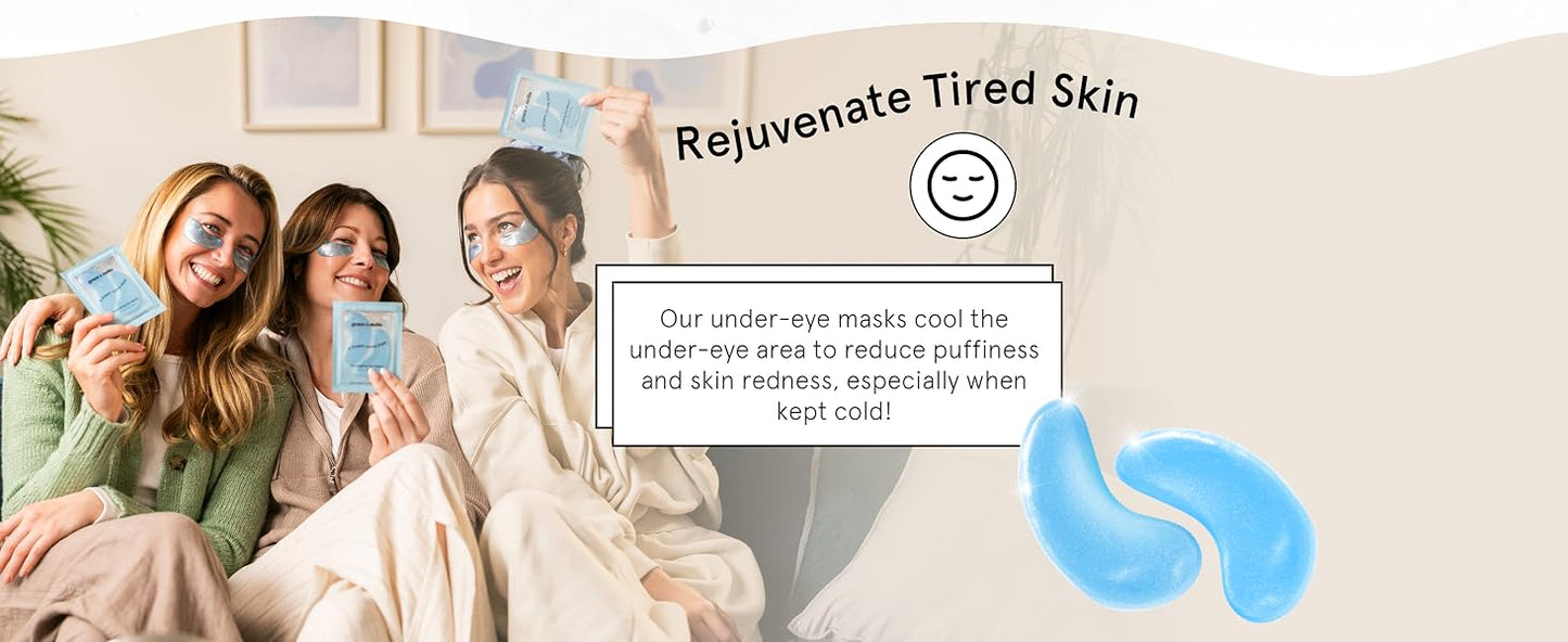 Zermet 1 grace & stella Under Eye Patches (12 pairs) Eye Masks for Puffy Eyes and Dark Circles - Birthday Gifts for Women, Bachelorette Party Favors, Bridesmaid, Self Care and Relaxation Gifts for Her - Vegan