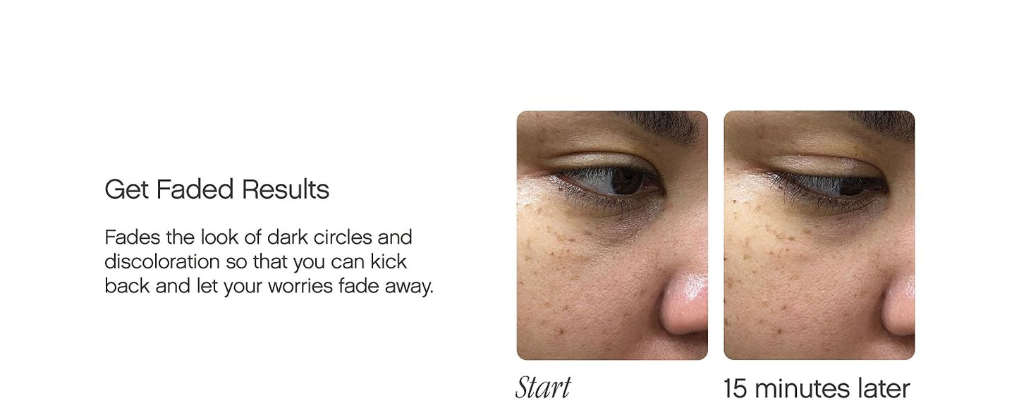 Zermet 1 Topicals Faded Brightening Under Eye Masks | Revitalizing Patches to Depuff, Hydrate, and Illuminate | Diminishes Dark Circles and Fine Lines | Made with Kojic Acid, Caffeine & Niacinamide