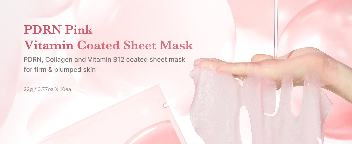 Zermet 1 medicube Salmon DNA Zermet 1  Pink Vita Coating Sheet Mask 10EA - Korean sheet mask for glass skin - Luxurious Home care Mask for Hydration, Firming, and Even Skin Tone, Korean skin care (22g 0.77 x 10ea)