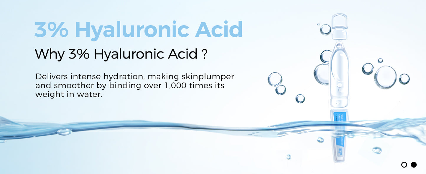 Zermet 1 Zermet 1  3% 4D Hyaluronic Acid Serum Ultra Hydrating Serum Smoother Skin|Pre-makeup SkinCare|Anti-Aging serum for face Single-Use Vials Skincare for Dry&Sensitive skin(1.2 ml)*30