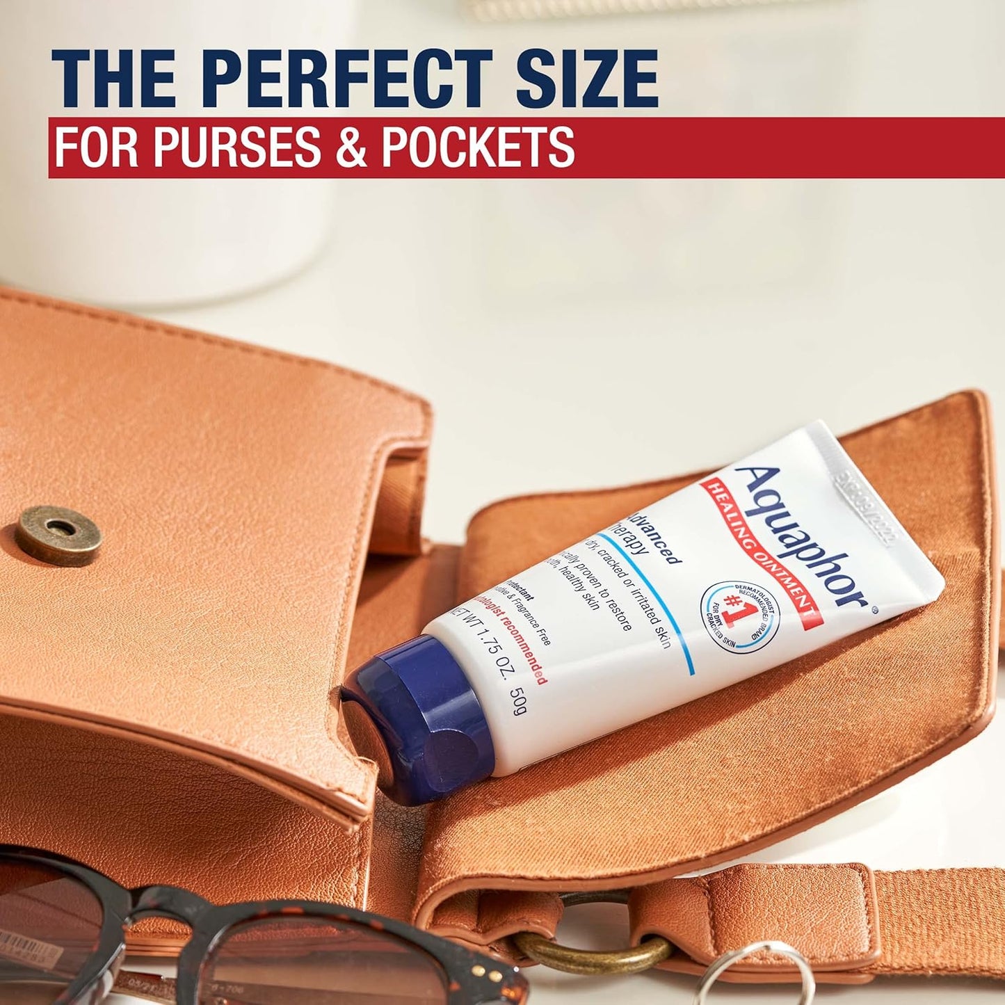 Zermet 1 Aquaphor Healing Ointment Advanced Therapy Skin Protectant Skin Care Set, Body Moisturizer for Dry Skin, Minor Cuts and Burns, Dry Cuticles, Cracked Heels, Hands and Lips, 14 Oz Jar + 1.75 Oz Tube