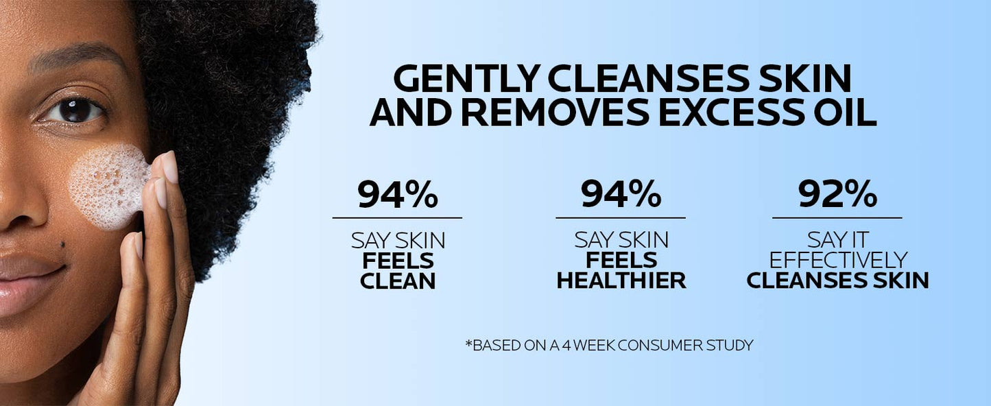 Zermet 1 La Roche-Posay Toleriane Purifying Foaming Facial Cleanser, Oil Free Face Wash for Women & Men with Niacinamide + Ceramides, Pore Cleanser Safe For Sensitive Skin, Won’t Dry Out Skin, Soap Free