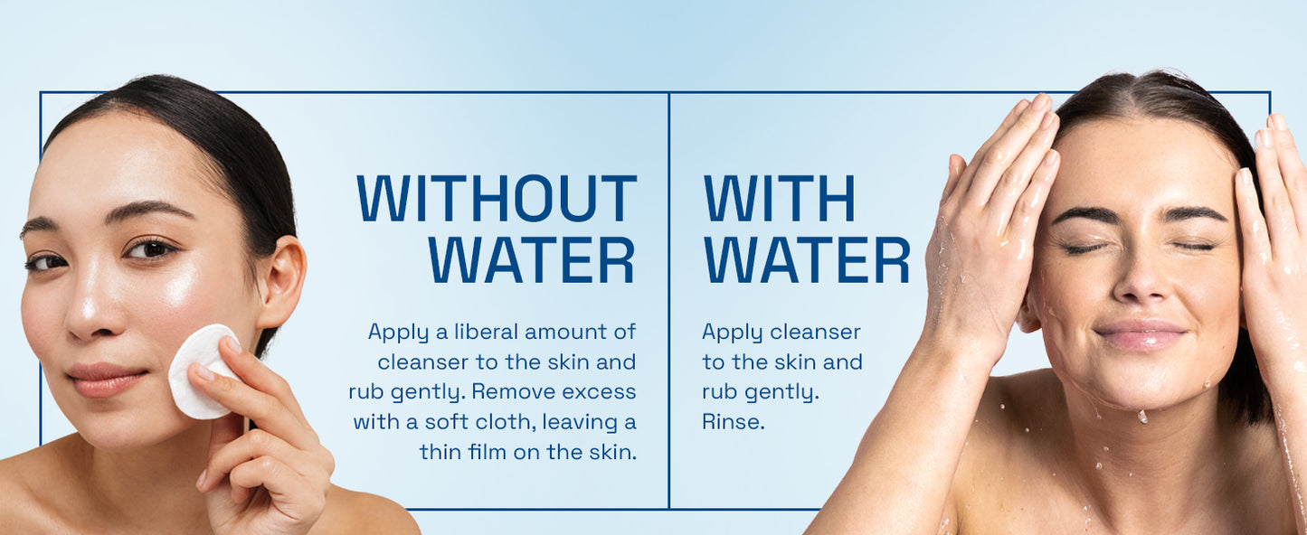 Zermet 1 Cetaphil Face Wash, Hydrating Gentle Skin Cleanser for Dry to Normal Sensitive Skin, 20 oz, Fragrance Free, Soap Free and Non-Foaming