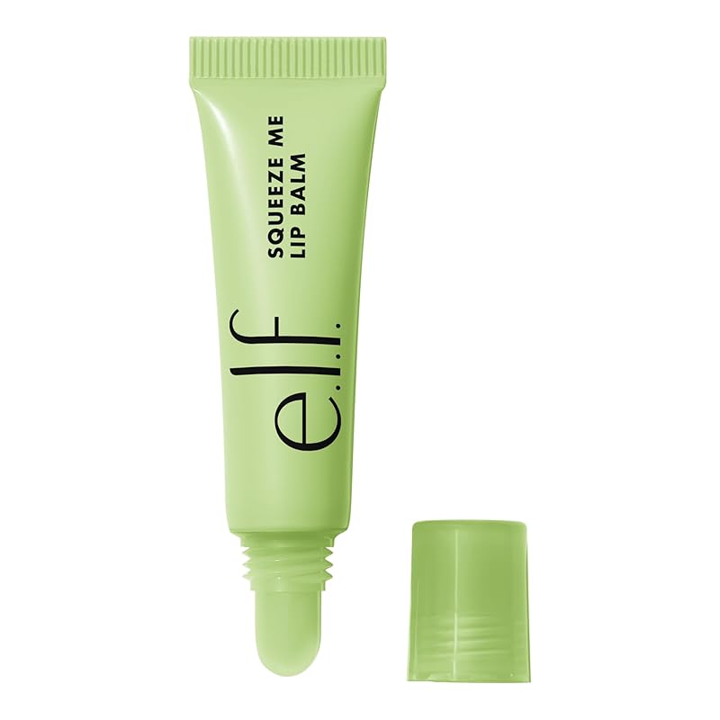 Zermet 1 e.l.f. Squeeze Me Lip Balm, Moisturizing Lip Balm For A Sheer Tint Of Color, Infused With Hyaluronic Acid, Vegan & Cruelty-free, Peach