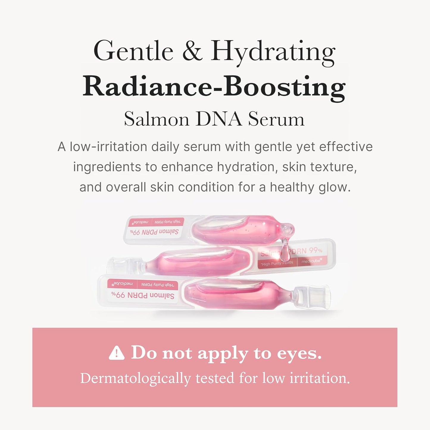 Zermet 1 medicube Salmon DNA Zermet 1  Pink One Day Serum | 99% Salmon DNA Zermet 1  Intensive Ampoule, Collagen, Glutathione, Hyaluronic Acid - Improves skin radiance | Korean skincare 0.05 fl.oz x 10e