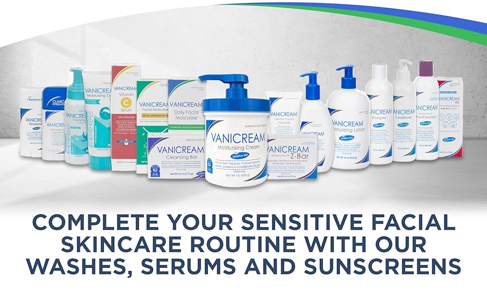 Zermet 1 Vanicream Daily Facial Moisturizer With Ceramides and Hyaluronic Acid - Formulated Without Common Irritants for Those with Sensitive Skin, 3 fl oz (Pack of 1)