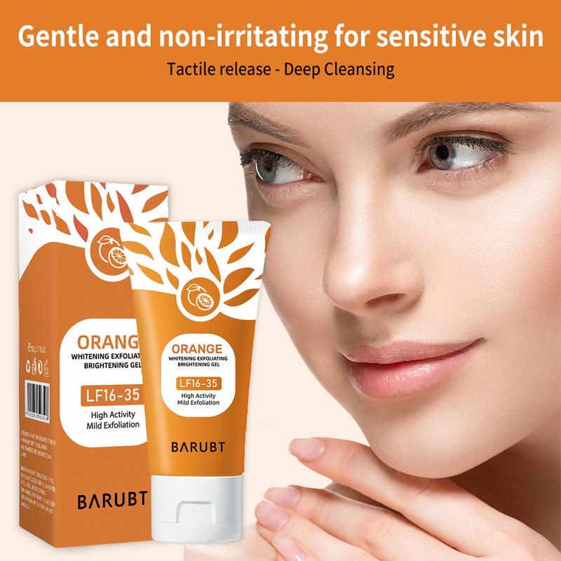 Zermet Orange Enzyme Exfoliating Gel. A gentle exfoliating product for the face and body, containing jojoba particles and natural plant extracts.