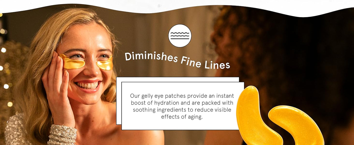 Zermet 1 grace & stella Under Eye Patches (12 pairs) Eye Masks for Puffy Eyes and Dark Circles - Birthday Gifts for Women, Bachelorette Party Favors, Bridesmaid, Self Care and Relaxation Gifts for Her - Vegan