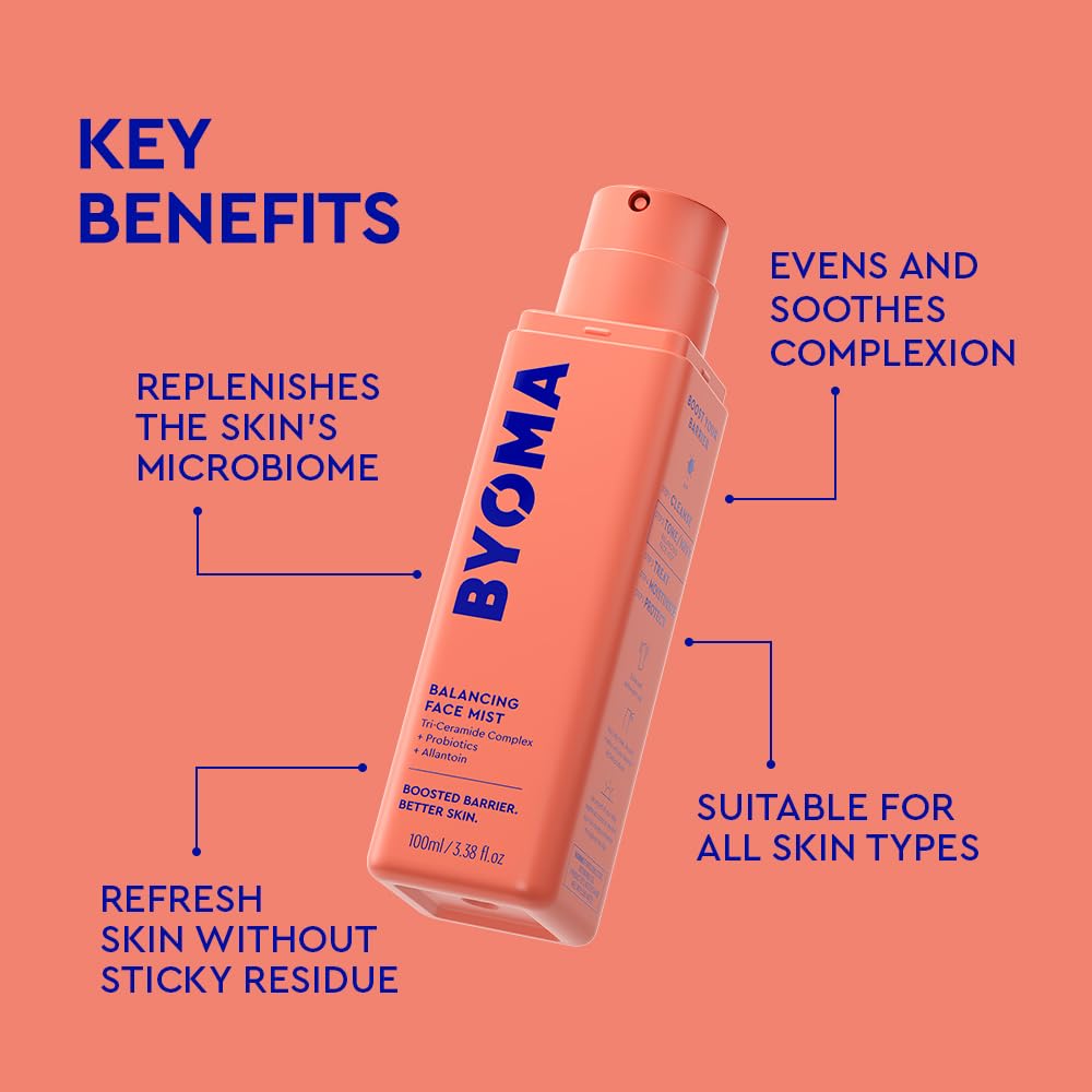 Zermet 1 Zermet 1 Balancing Face Mist - pH Balanced Face Toner with Ceramides, Probiotics & Allantoin - Alcohol Free Toner Spray - Balance, Soothe & Refresh Throughout The Day - 3.38 fl. oz