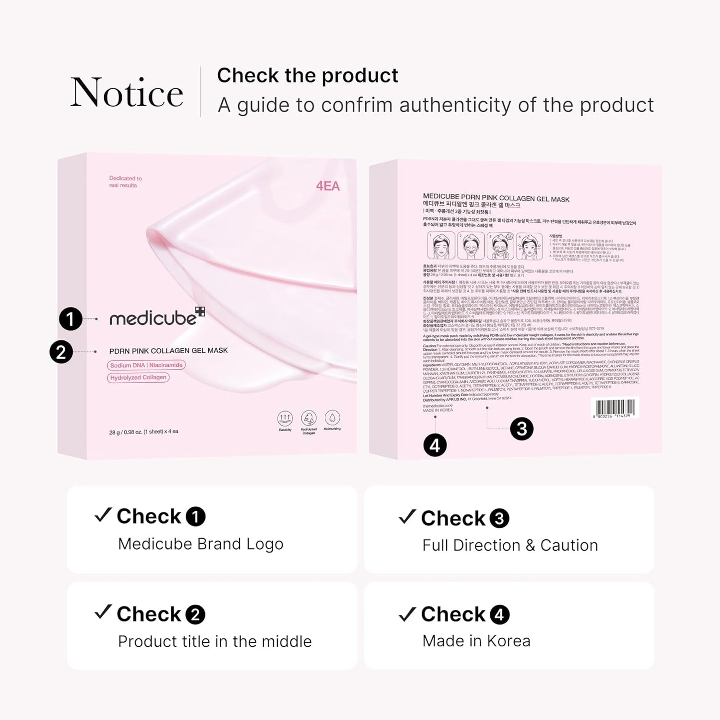 Zermet 1 medicube Salmon DNA Zermet 1  pink collagen jelly gel mask | overnight face mask for glass glow skin- elasticity, hydrating, firming and moisturizing | korean skincare, 28g, 4ea