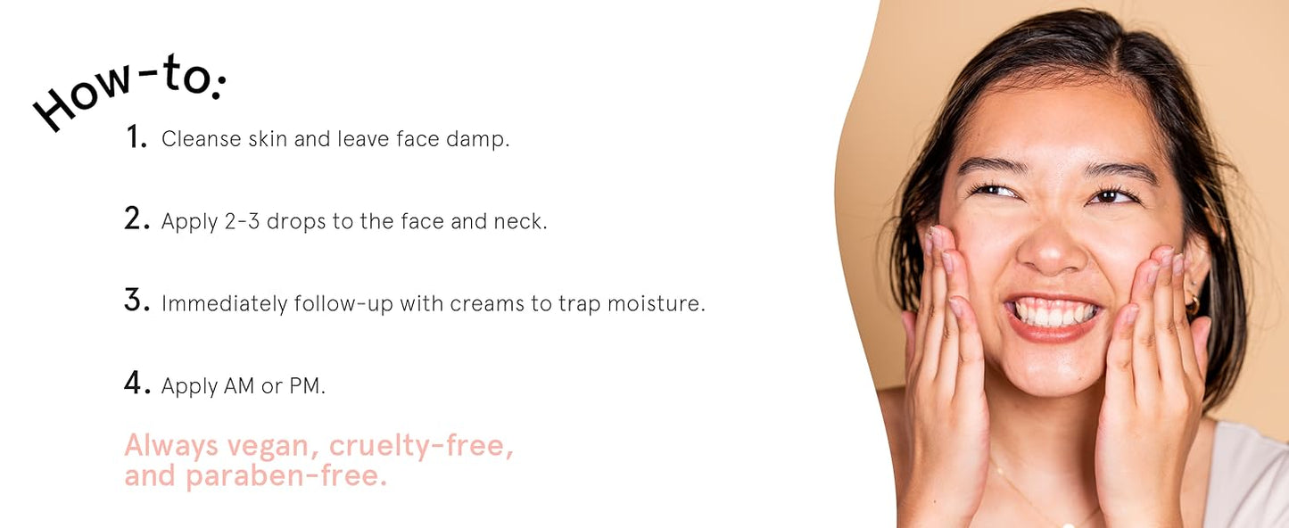 Zermet 1 grace & stella Award Winning Hyaluronic Acid Serum (50ml/1.7 fl oz) Hydrating Hyaluronic Acid Serum for Face - Acido Hialuronico for Women - Remove Fine Lines, Wrinkles, Anti Aging - Vegan Skincare