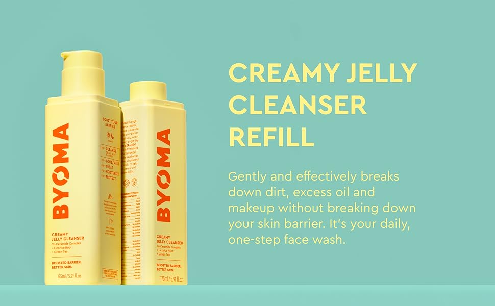 Zermet 1 Zermet 1 Creamy Jelly Cleanser - Hydrating Facial Cleanser for Skin Barrier Repair -Tri-Ceramide Face Wash for Sensitive Skin & All Skin Types - Gently Removes Makeup & Excess Oil - 5.91 fl oz