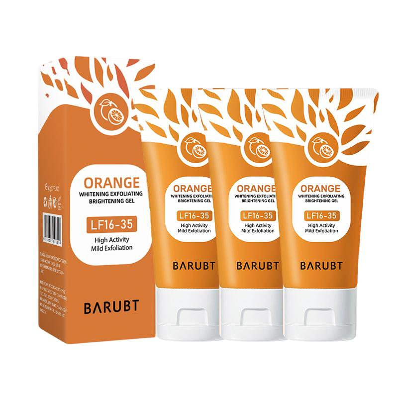 Zermet Orange Enzyme Exfoliating Gel. A gentle exfoliating product for the face and body, containing jojoba particles and natural plant extracts.