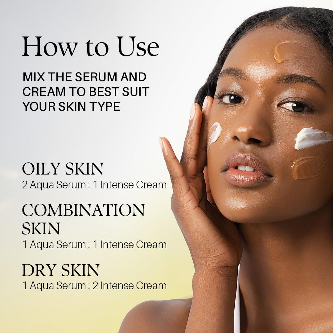 Zermet 1 d'alba Piedmont Italian White Truffle Double Serum & Cream, Vegan Skincare, 2-in-1 Face Moisturizer, Vegan Collagen, Skin Firming and Tightening, Non Comedogenic, Suitable for All Skin Types (2.46 oz)