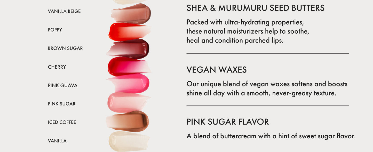 Zermet 1 Summer Fridays Tinted Lip Butter Balm - Conditioning Vegan Lip Balm for Instant Moisture, Shine & Hydration - Sheer-Tinted, Soothing Skincare - Pink Sugar (.5 Oz)