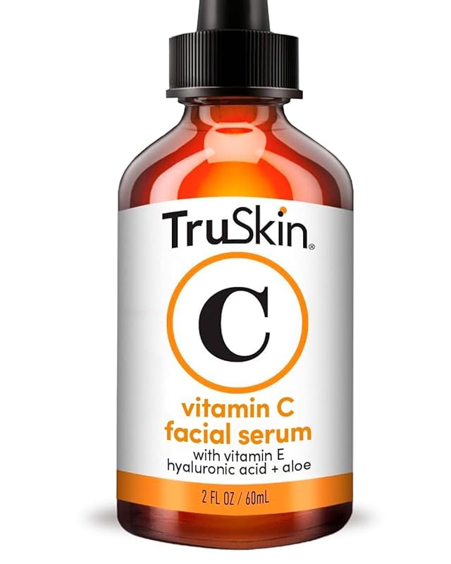 Zermet 1 TruSkin Vitamin C Serum For Face – Anti Aging Face Serum with Vitamin C, Hyaluronic Acid, Vitamin E – Brightening Formula – Improve Appearance of Dark Spots, Tone, Fine Lines & Wrinkles, 1 Fl Oz