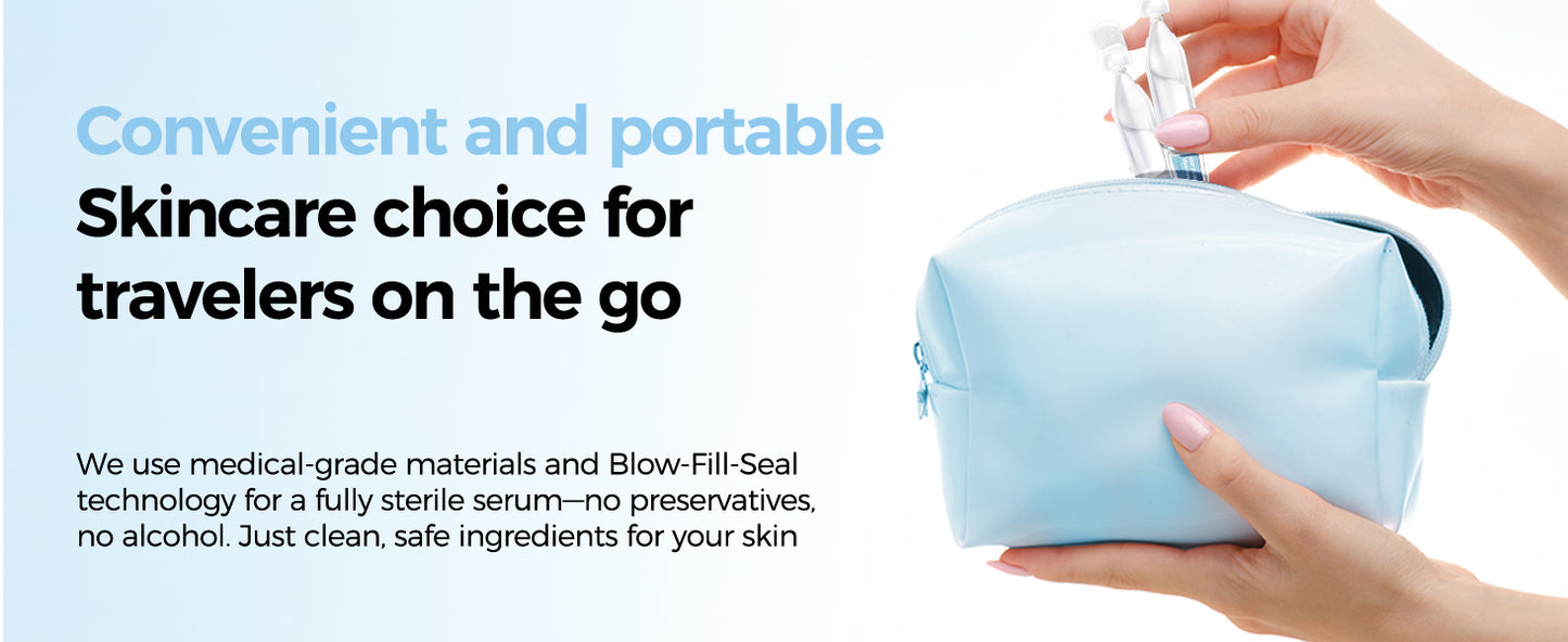 Zermet 1 Zermet 1  3% 4D Hyaluronic Acid Serum Ultra Hydrating Serum Smoother Skin|Pre-makeup SkinCare|Anti-Aging serum for face Single-Use Vials Skincare for Dry&Sensitive skin(1.2 ml)*30