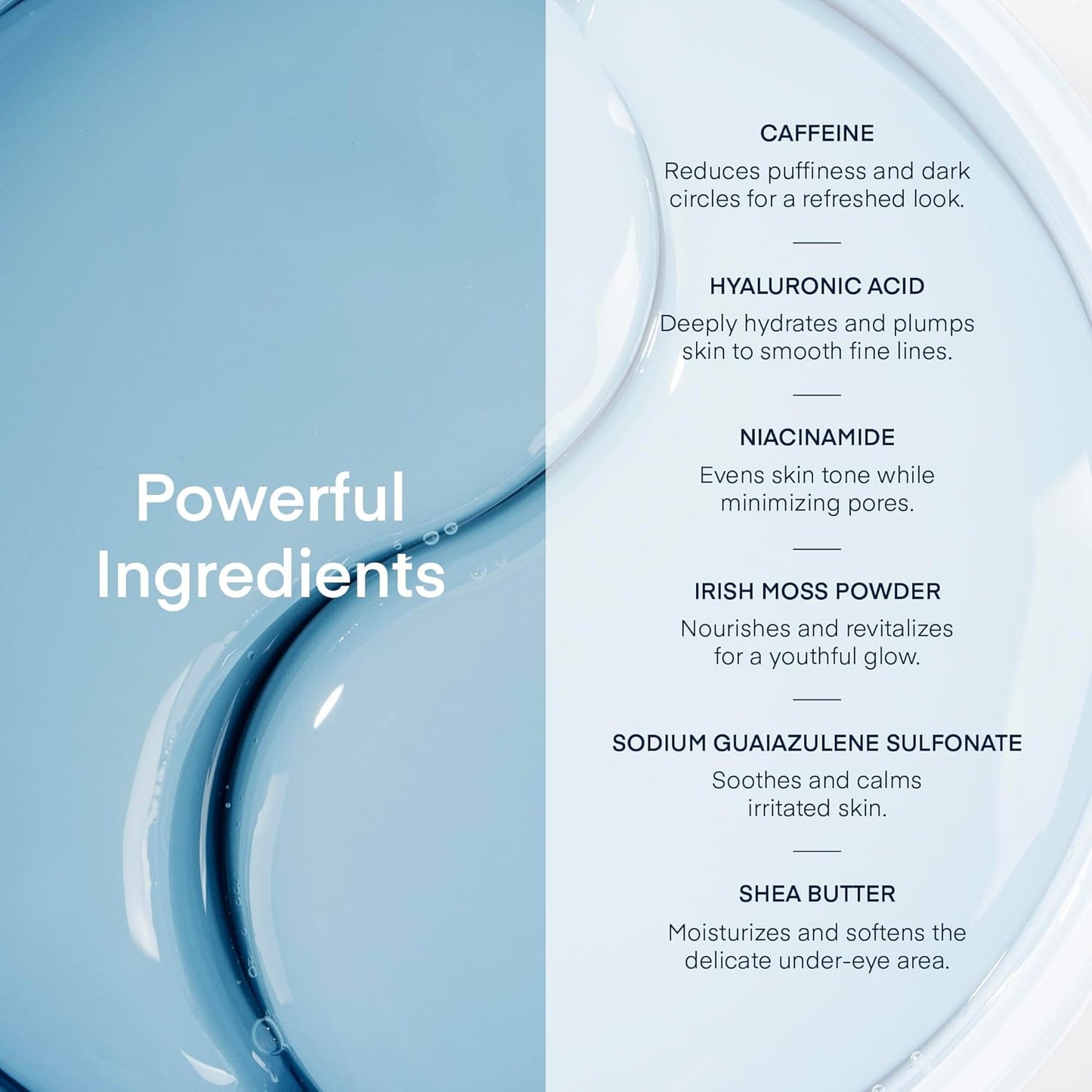 Zermet 1Zermet 1 Under Eye Patches for Dark Circles - 60 Korean Hydrogel Masks for Puffiness, Bags with Caffeine, Hyaluronic Acid, Niacinamide - Undereye Brightening, Hydrating, Anti-Wrinkle & Cooling