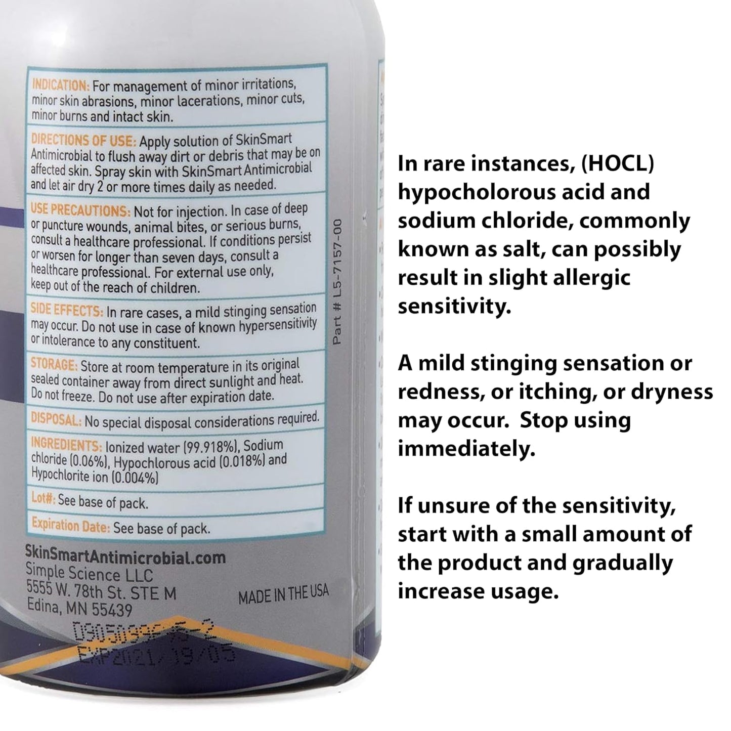 Zermet 1 SkinSmart Facial Cleanser for Acne, Targets Bacteria for Active Teenage Athletes Post Workout and Adult Acne, 8 oz Spray Bottle, Safe for Multiple Daily Uses