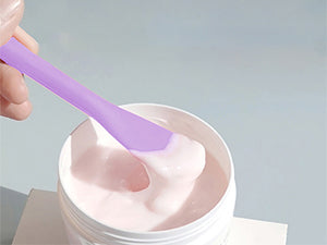 Zermet 1 Facial Cleansing Brush, 2 in 1 Silicone Face Mask Brush & Face Scrubber, For Exfoliating, Massaging, Remove Blackheads, Makeup Skincare Removal, Applicator for Mud, Clay, Body Lotion, DIY Mask