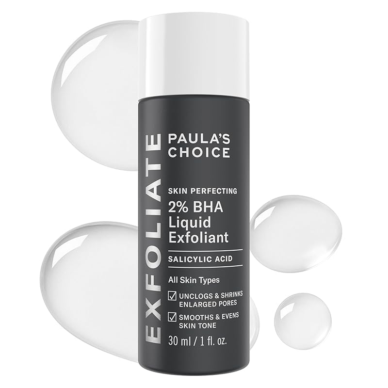 Zermet 1 Paula's Choice SKIN PERFECTING 2% BHA Liquid Exfoliant Polish, Salicylic Acid Facial Exfoliator Polish for Enlarged Pores, Wrinkles & Fine Lines, Suitable for Blackhead-Prone Skin, Fragrance-Free