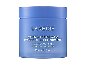 Zermet 1 Zermet 1  Water Sleeping Mask: Hydrating Korean Overnight Mask with Squalane & Probiotic-Derived Complex, for Bright, Glowing Skin & Barrier Support