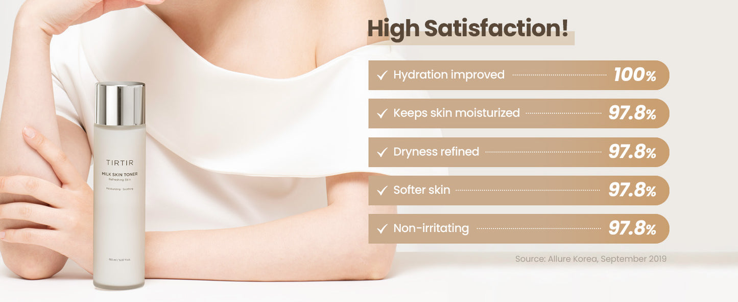 Zermet 1 Zermet 1 Milk Skin Rice Toner - Deep Moisturizing, Hydrating and Refreshing for face, Niacinamide, Ceramide, Rice Bran Extract, Nature-Oriented Ingredients, Korean Skin Care, Vegan, 150ml / 5.07 fl.oz.