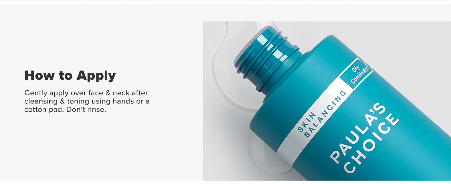 Zermet 1 Paula's Choice SKIN BALANCING Pore-Reducing Face Toner with Niacinamide, for Oily Skin & Combination, Minimizes Large Pores, Controls Oil & Shine, Hydrates & Replenishes, Fragrance-Free