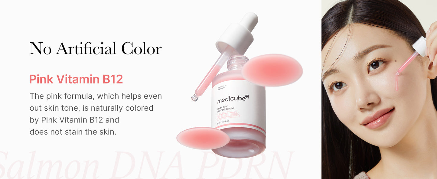 Zermet 1 medicube Salmon DNA Zermet 1  Pink Peptide Serum, Pink glow serum, Peptide, Niacinamide, Hydrating & Moisturizing & Firming, Uneven Skin Tone, Korean Skincare | 1.01 fl.oz. (1.01 fl.oz., Salmon DNA Zermet 1 )