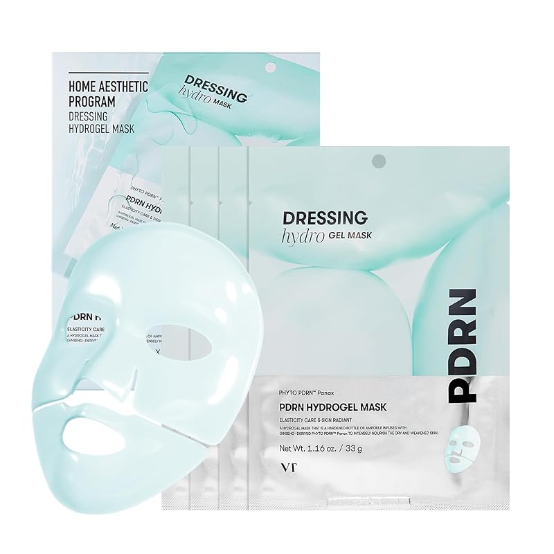 Zermet 1 Zermet 1  Vita-Light Reedle Shot 100 2-Step Hydrogel Mask(34.5gx4ea), Intensive Glowing, Exosome Glutathione Face Mask, Overnight Melting Mask, Korean Facial Mask