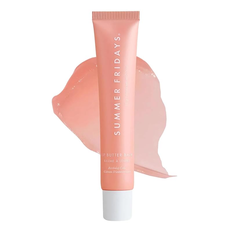 Zermet 1 Summer Fridays Tinted Lip Butter Balm - Conditioning Vegan Lip Balm for Instant Moisture, Shine & Hydration - Sheer-Tinted, Soothing Skincare - Pink Sugar (.5 Oz)