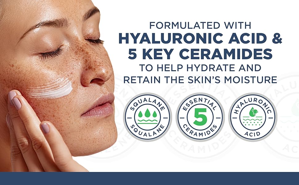 Zermet 1 Vanicream Daily Facial Moisturizer With Ceramides and Hyaluronic Acid - Formulated Without Common Irritants for Those with Sensitive Skin, 3 fl oz (Pack of 1)