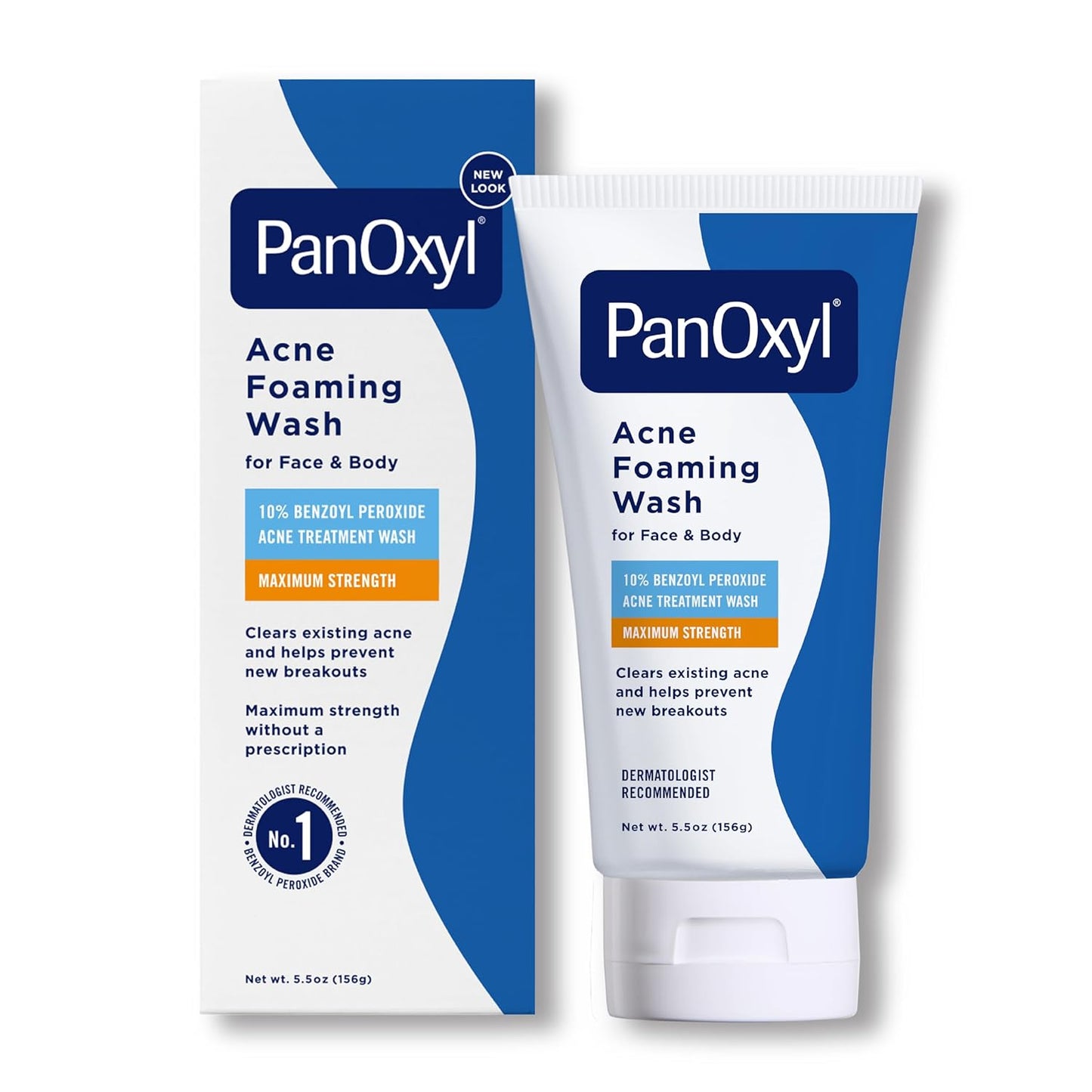 Zermet 1 PanOxyl Acne Foaming Wash Benzoyl Peroxide 10% Maximum Strength Antimicrobial, 5.5 Oz