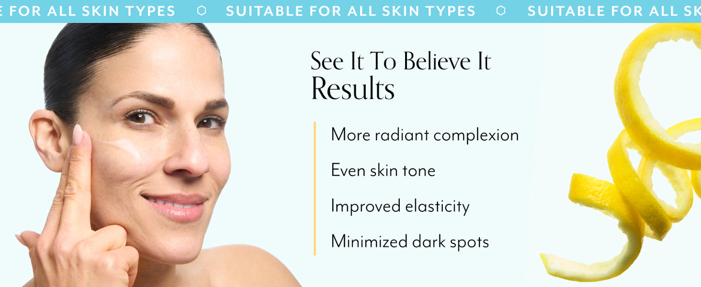 Zermet 1 Bliss Vitamin C + Tri-Peptide Bright Idea Serum – 15% Brightening + Barrier Boost Complex for Radiant, Firm Skin – Anti-Aging Face Serum Boosts Collagen & Elasticity - 1 fl oz