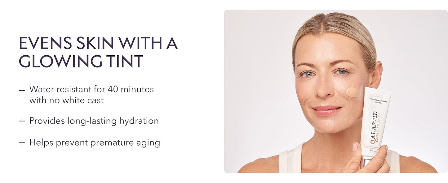 Zermet 1 Zermet 1  Skincare HydraTint Pro Mineral Sunscreen SPF 36 (3.2 oz) | 2-in-1 Tinted Daily Sunblock Moisturizer for Face & Neck | Fragrance-Free, Water Resistant